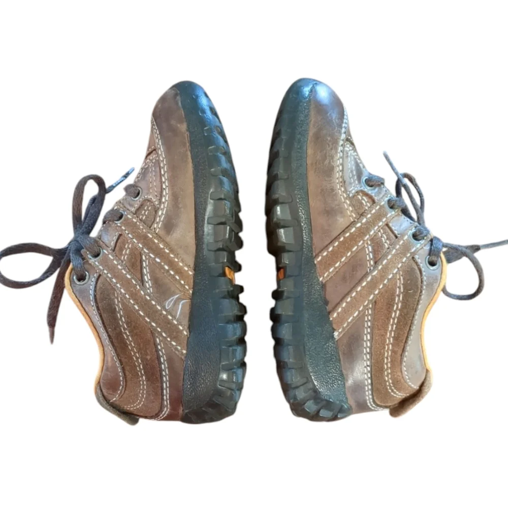 MUNCHKIN Brown Leather Lace Up Dress Shoes Toddler 8